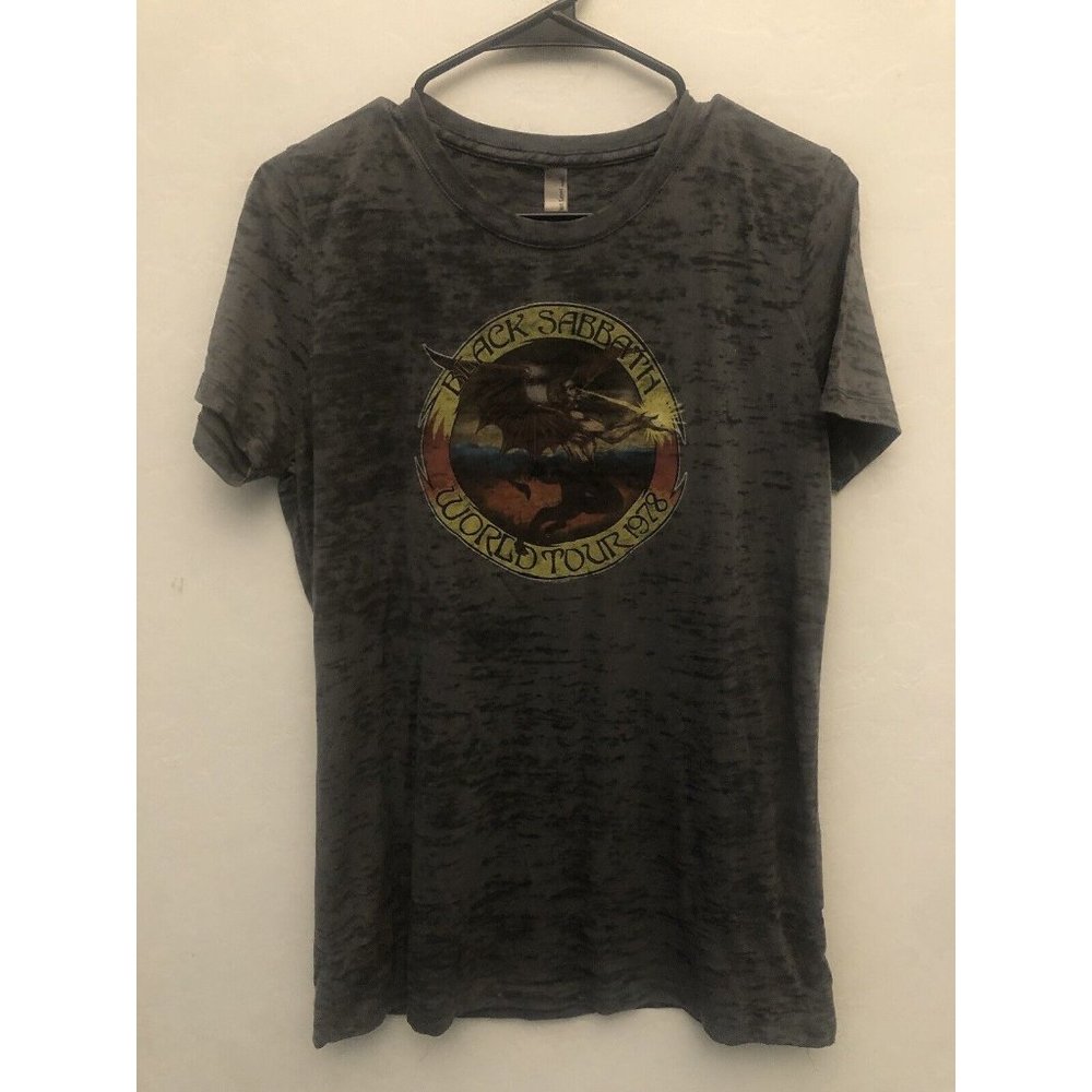 Vtg 2005 OZZFEST Black Sabbath Concert Tour Black T-Shirt Adult Size XXL 2XL